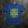 Shit Show Survivor t-shirt with a golden phoenix graphic and crossed wrenches, featuring bold green and gold typography
