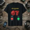 six seven calling 67 creative graphic design printed on comfortable cotton t-shirt