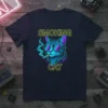 Smoking Cat T-Shirt with a retro design of a cat wearing sunglasses and smoking