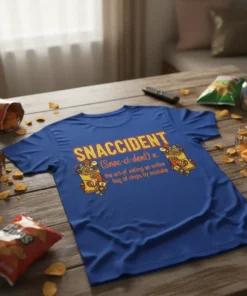 Snaccident (Snac-ci-dent) n. the text design featuring stylish typography on quality t-shirt