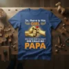 So, there is this GIRL Who kinda stole my heart SHE CALLS ME PAPA text design with fist bump graphic