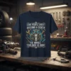 Some People Aren't Missing A Screw The Whole Toolbox Is Gone owl mechanic design on navy t-shirt
