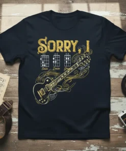 SORRY, I Emin Dmin Gmaj detailed graphic design printed on comfortable cotton t-shirt