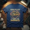 Sorry I'm Late I Took The Rhombus t-shirt with school bus and geometric math formulas