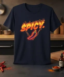 Spicy Chili Pepper T-Shirt stylish graphic design printed on comfortable cotton t-shirt