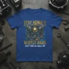 Stay Humble Hustle Hard 24/7 365 no days off t-shirt with skull and piston graphic