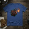 Steampunk Bomb E bold graphic design printed on comfortable cotton t-shirt