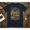 Stepping Into My 50th Birthday With God's Grace & Mercy t-shirt design featuring golden typography and athletic shoe graphics
