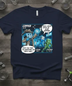 STOP YOU TWO! I'M text design featuring detailed typography on quality t-shirt