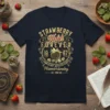 Vintage Strawberry Fields Forever 1967 T-Shirt with retro typography and strawberry graphic