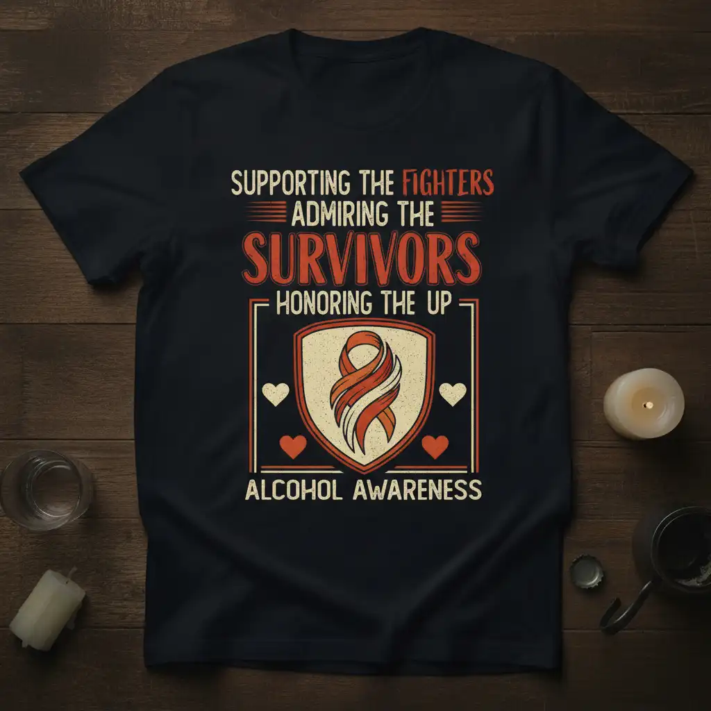 SUPPORTING THE FIGHTERS ADMIRING quote printed with stylish graphic on breathable fabric t-shirt design