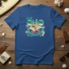 Surf OH vintage graphic t-shirt featuring stylized waves, palm trees, and dolphins with "SURF OH" text