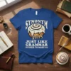 Synonym Rolls Just Like Grammar Used to Make t-shirt with a cinnamon roll graphic and playful typography