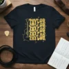 Taylor Taylor Taylor Taylor Taylor creative graphic design printed on comfortable cotton t-shirt