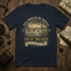 Tea Should Be Served One Of Two Ways Sweet Or The Boston Harbor quote on a vintage-style t-shirt design with