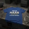 TEAM HAAS LIFETIME MEMBER creative graphic design printed on comfortable cotton t-shirt