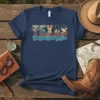 Texas The Best Country Ever t-shirt design featuring vintage-inspired typography and iconic Texas imagery like a longhorn and state landmarks
