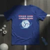 Thailand Volleyball T-Shirt with Thai flag text and a dynamic volleyball graphic