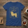 The Anatomy of a Shih Tzu T-Shirt with humorous dog labels and illustration of a Shih Tzu dog