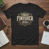 The Bible Recap Finisher 365 Days T-Shirt design with bold text and decorative banners