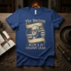 The British Blew a 13 Colony Lead patriotic t-shirt design with George Washington wearing sunglasses and the American flag