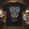 Christian t-shirt with the quote "The Enemy Thought He Had Me But Jesus Said 'You Are Mine!'" and a stone