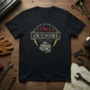 The Myth The Legend 1964 Awesome Edition t-shirt with a vintage engine graphic