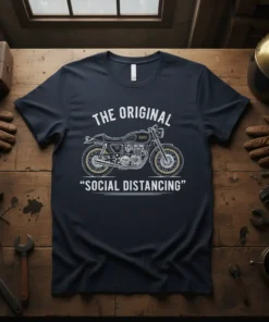 THE ORIGINAL "SOCIAL DISTANCING" stylish graphic design printed on comfortable cotton t-shirt