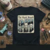 The Shady Bunch political satire t-shirt design featuring a collage of politicians in a newspaper layout