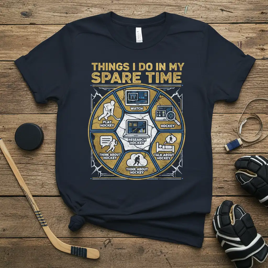 Things I Do In quote printed with detailed print on comfortable cotton fabric t-shirt design