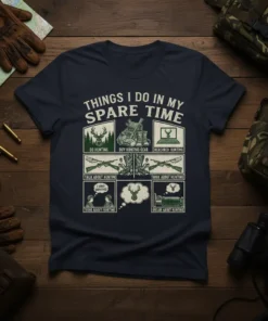 THINGS I DO IN text design featuring eye-catching typography on quality t-shirt