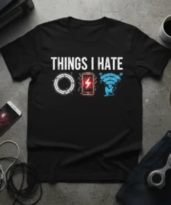 THINGS I HATE O ⚡️ ???? unique graphic design printed on comfortable cotton t-shirt