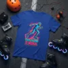 This Is How I Roll text with a dynamic illustration of a person inline skating, vibrant neon colors, on a