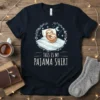 This is My Pajama Shirt quote with cute sleeping sloths graphic, perfect for bedtime and lounging