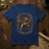 Thou May Ingest A Satchel Of Richards t-shirt design with a winged lion holding a bag of coins