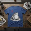Toadly Good t-shirt design featuring a whimsical toad illustration and red text, perfect for frog lovers