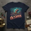 Today Feel Like An Octopus T-Shirt with a steampunk-inspired octopus graphic and ocean background
