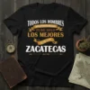TODOS LOS HOMBRES SON text design featuring eye-catching typography on quality t-shirt