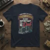 Some people call me a truck driver, the most important call me Dad quote on a navy t-shirt with a