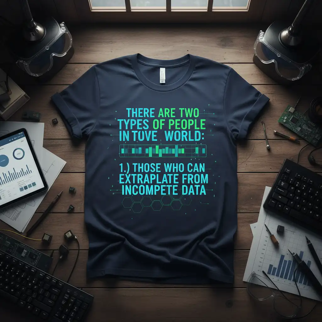 THERE ARE TWO TYPES quote printed with creative illustration on quality cotton blend t-shirt design