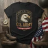 U.S. Army 250th Anniversary t-shirt with eagle graphic, "This We'll Defend" text, and dates 1775-2025