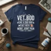 VET. BOD LIKE A text design featuring unique typography on quality t-shirt