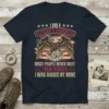 Veteran's Daughter T-Shirt with eagle graphic and the quote "I Am A Veteran's Daughter Most People Never Meet Their Heroes