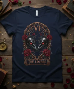 VI THE LOVERS creative graphic design printed on comfortable cotton t-shirt