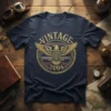 Vintage 2004 T-Shirt featuring a distressed golden eagle emblem with text "VINTAGE" and "2004"