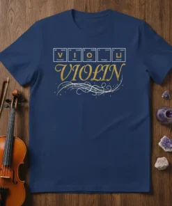 VIOLIN Periodic Table T-Shirt stylish graphic design printed on comfortable cotton t-shirt