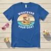 Whatever Floats Your Goat funny capybara in pool design with sunglasses and cocktail