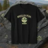 WHEELER PEAK ELEV. 13,161 detailed graphic design printed on comfortable cotton t-shirt