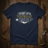 Wife of a Veteran t-shirt with "Not fragile like a flower, fragile like a bomb" quote and military-themed graphics