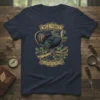 Wild Turkey Gallopavo Silvestris design with a detailed turkey illustration on a branch, featuring rustic typography
